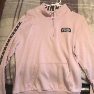 PINK Lavender Quarter Zip